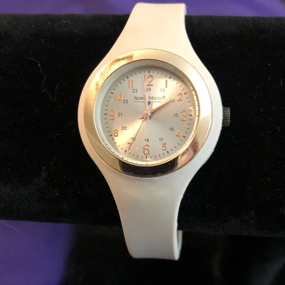 Nurse Mates NM934902 Uni-Watch in blush/beige/rose gold